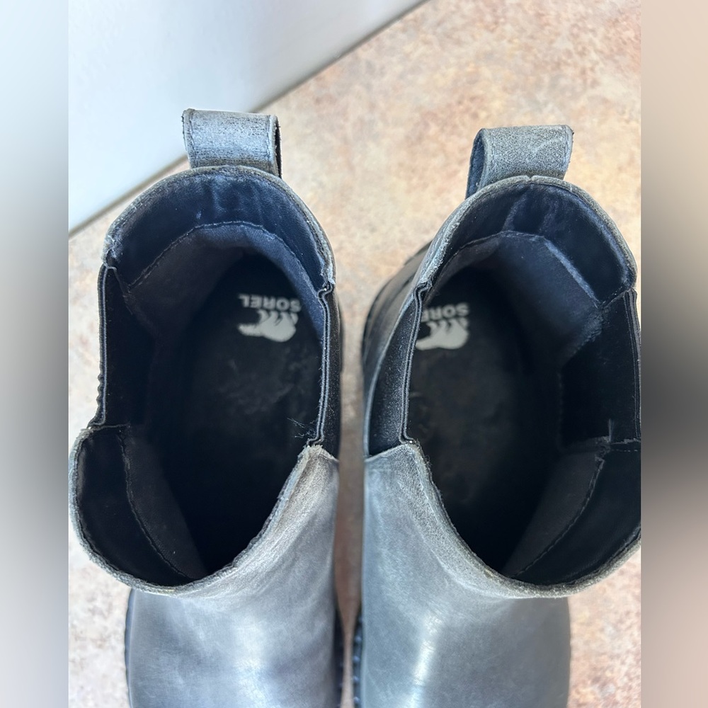 Sorel Lennox Chelsea Waterproof Boots in Quarry Gray women’s size 12/43 EU - Picture 6 of 8